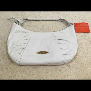 NWT Cream Elliott Lucca leather purse